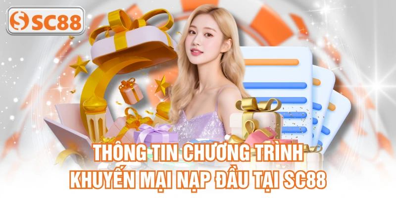 Thông tin chương trình khuyến mại nạp đầu tại SC88